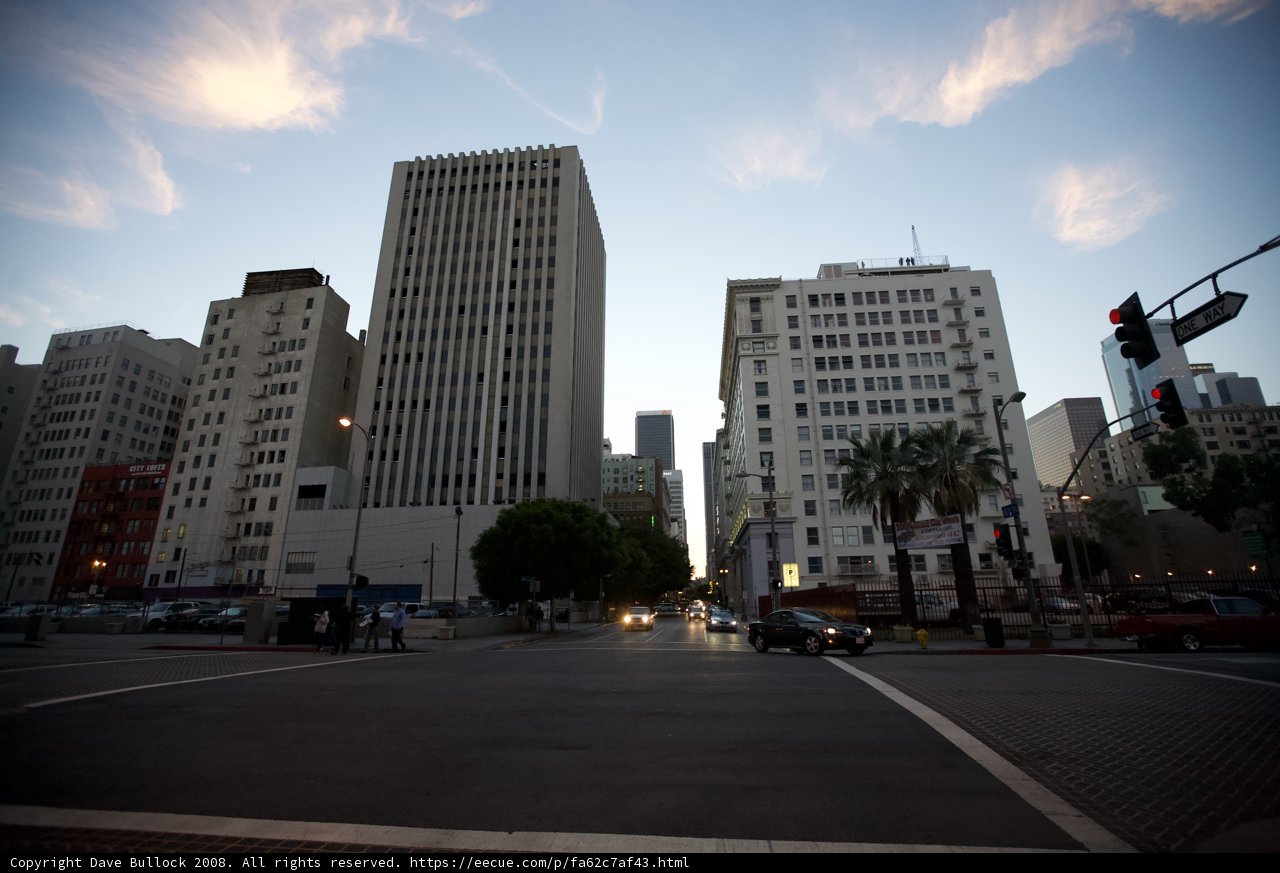 Busy City Intersection