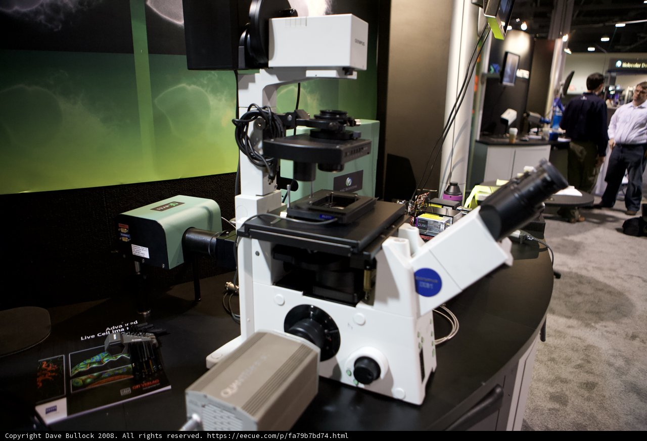 Magnifying the Small: A Microscope at a Trade Show
