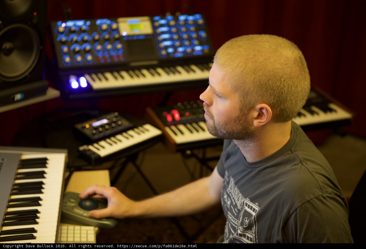 Recording Studio Keyboard Session with Morgan Page