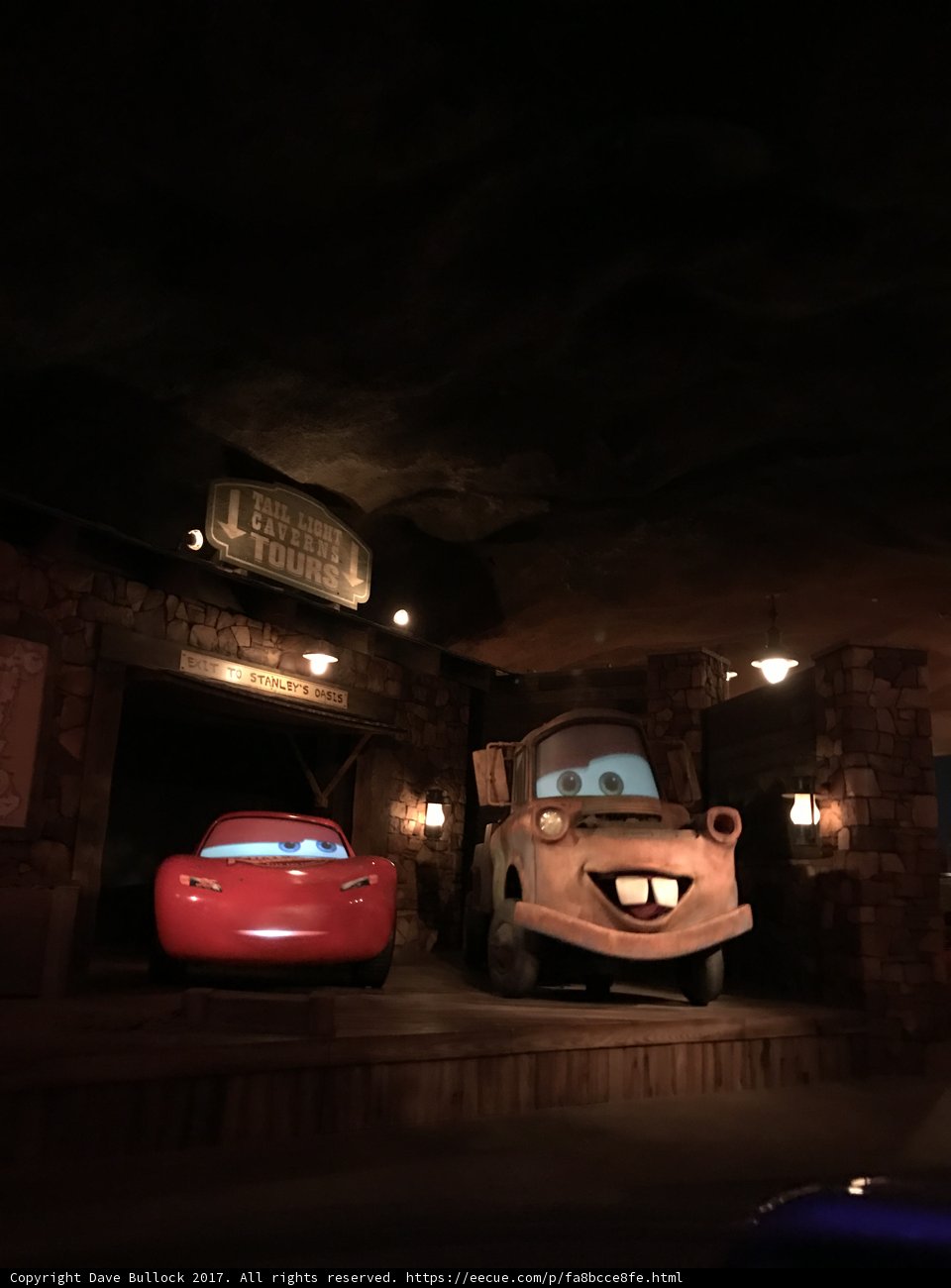 Cars 3 Flashing in the Night Sky