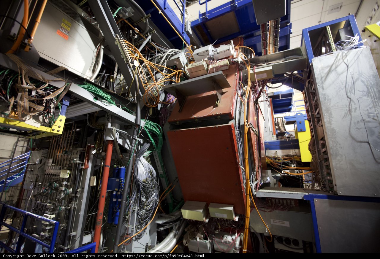 The Intricate Wiring System of a Manufacturing Machine