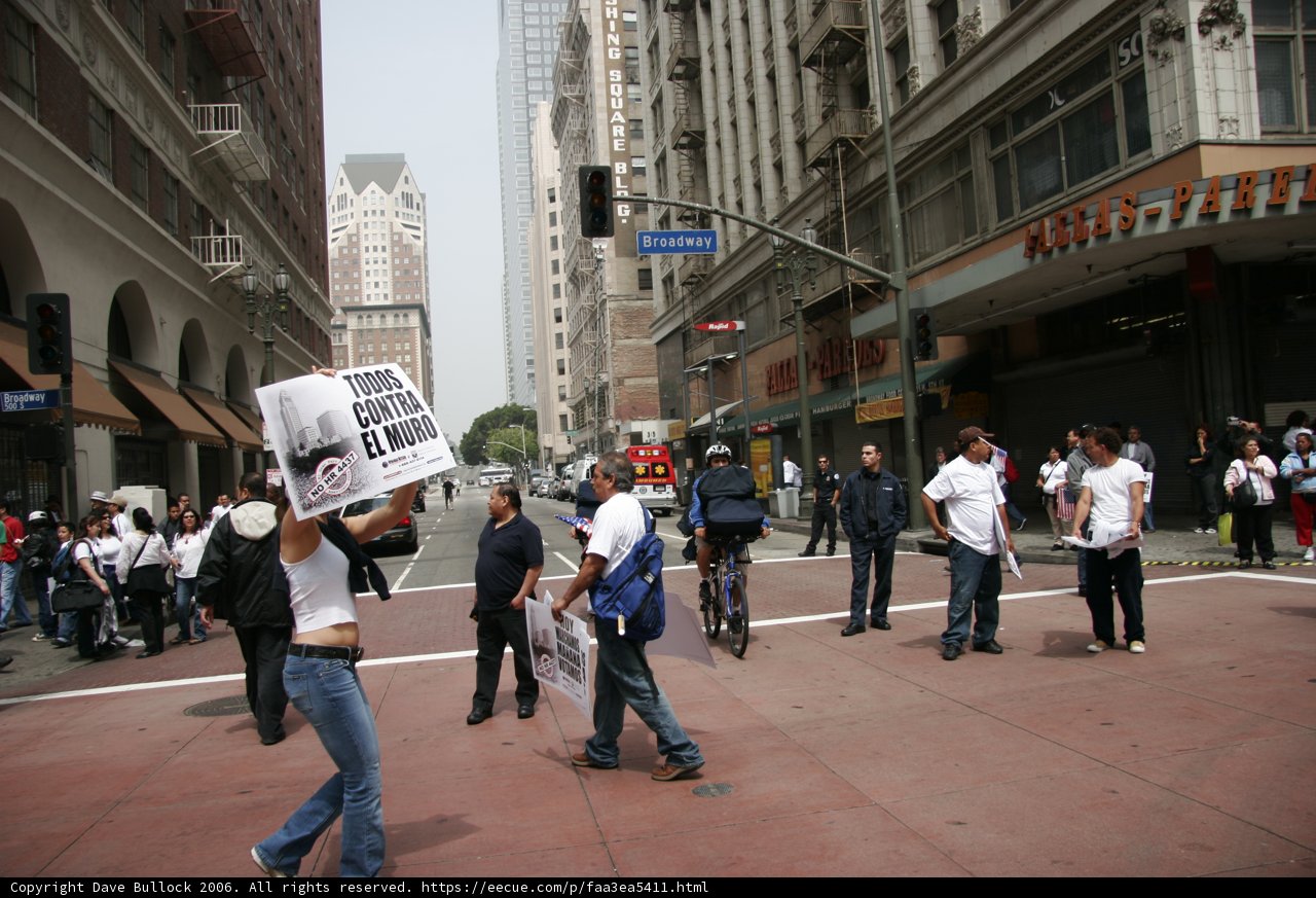 Woman Protests Building Development Projects in the City