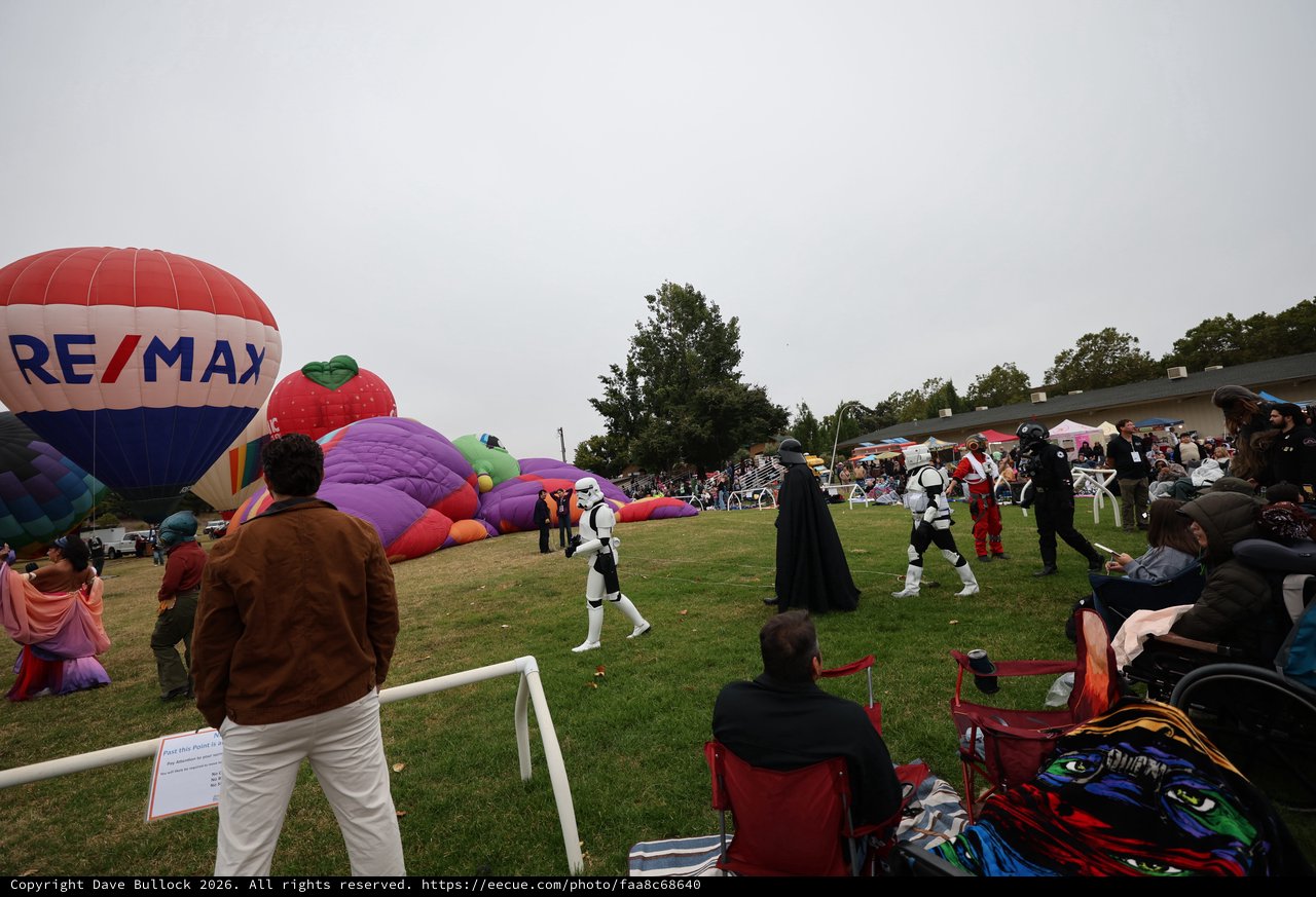 Star Wars Meets Hot Air Balloons at Sonoma County Festival