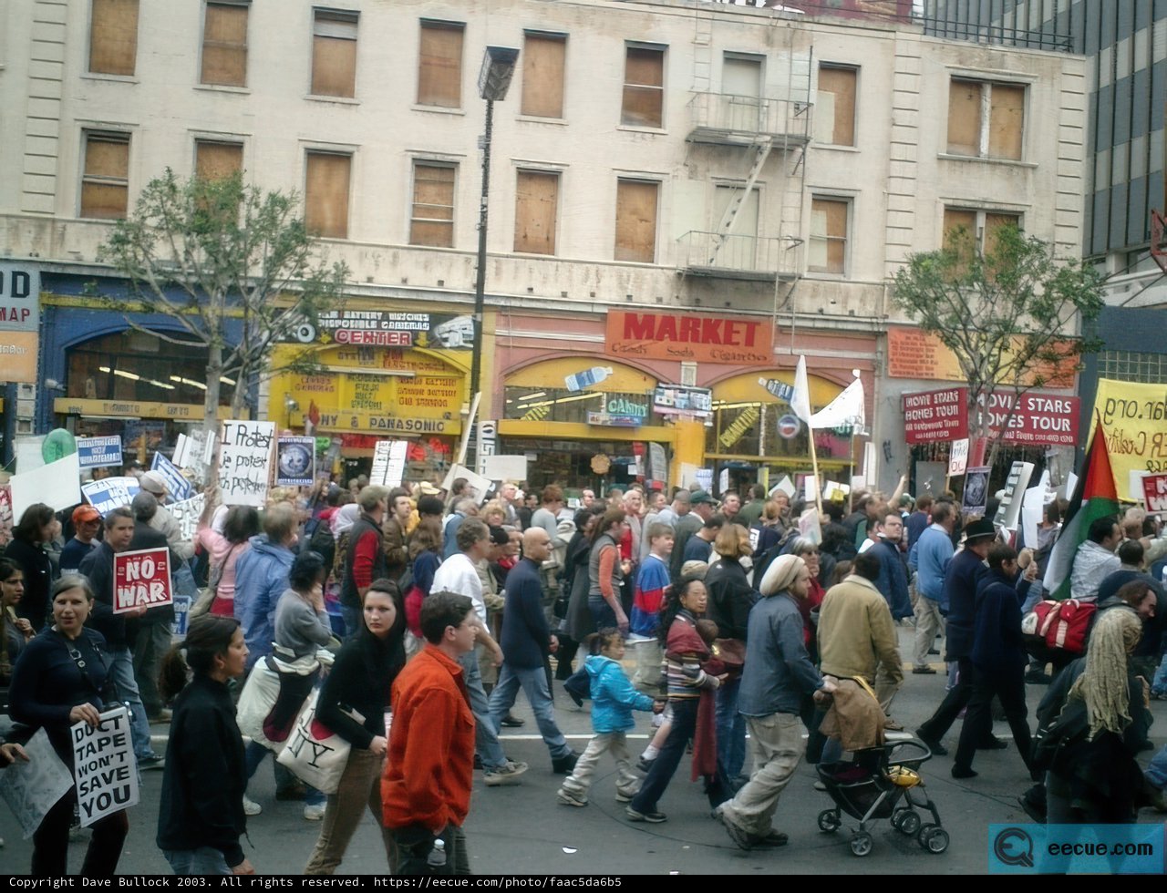 A Sea of People in the City