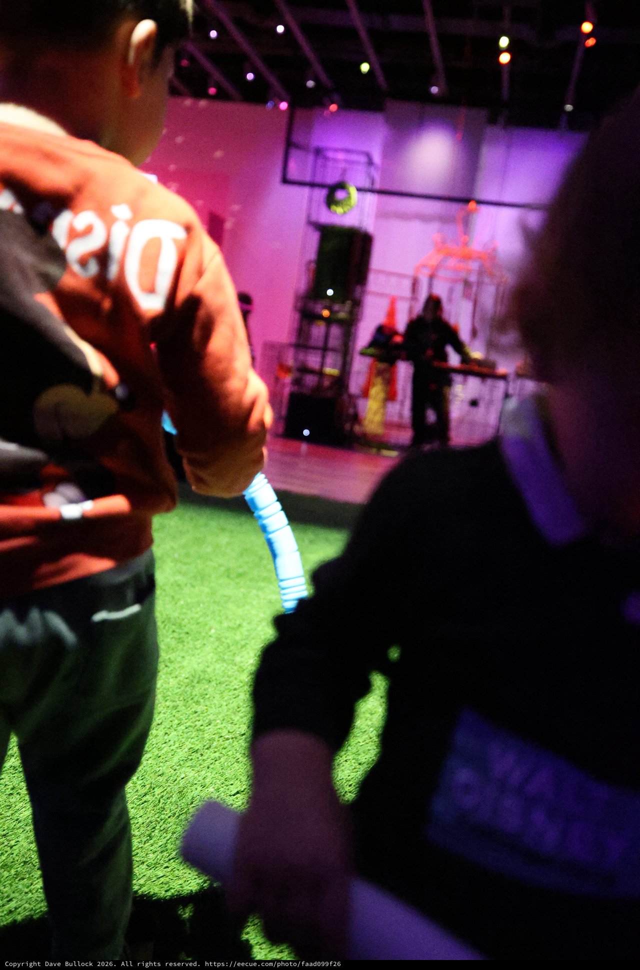 Child Playing at Baby Rave Interactive Event