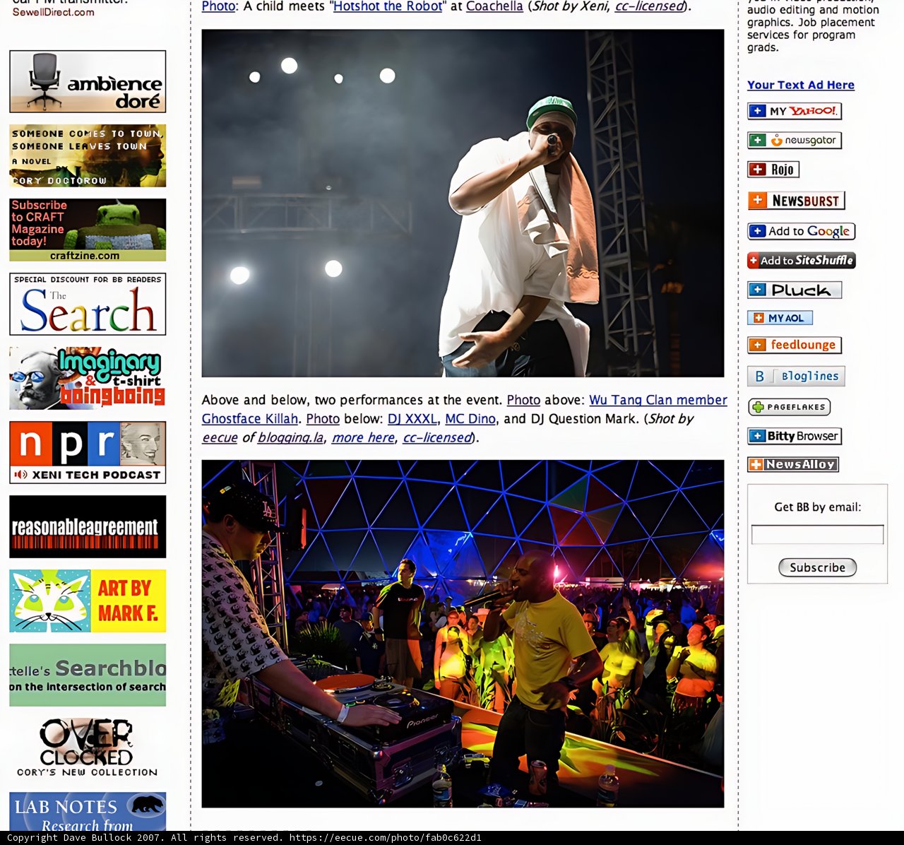 Music Festival Website Launch
