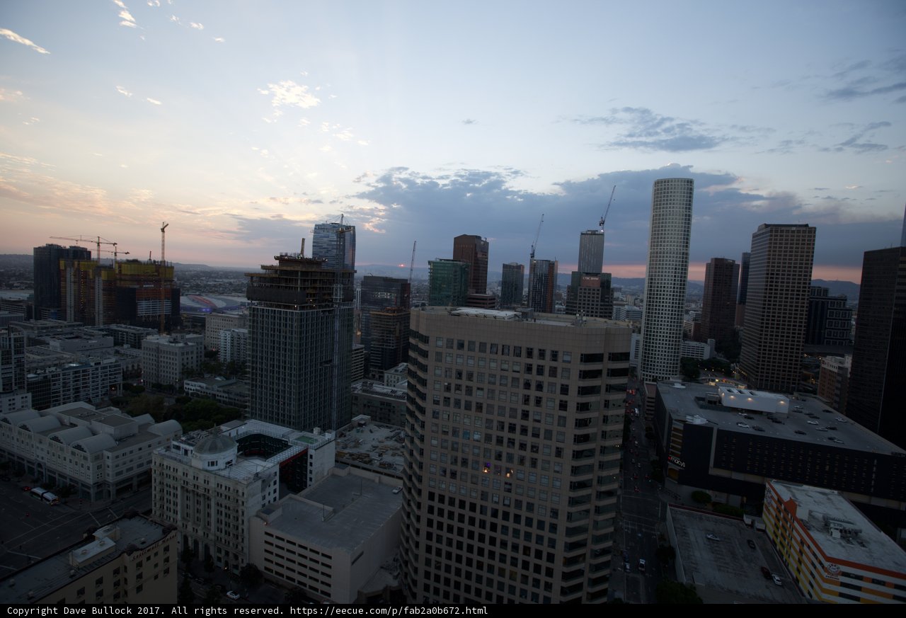 Dusk over the Urban Metropolis