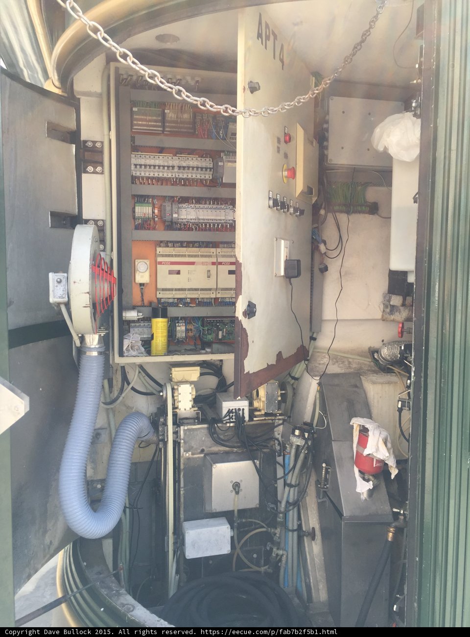 Industrial Machine in a Tech Workshop