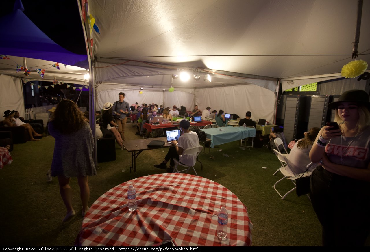 Press Tent Night