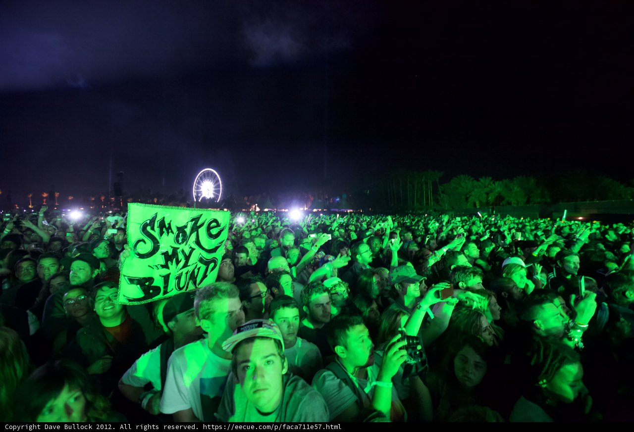 Green Glow at Coachella