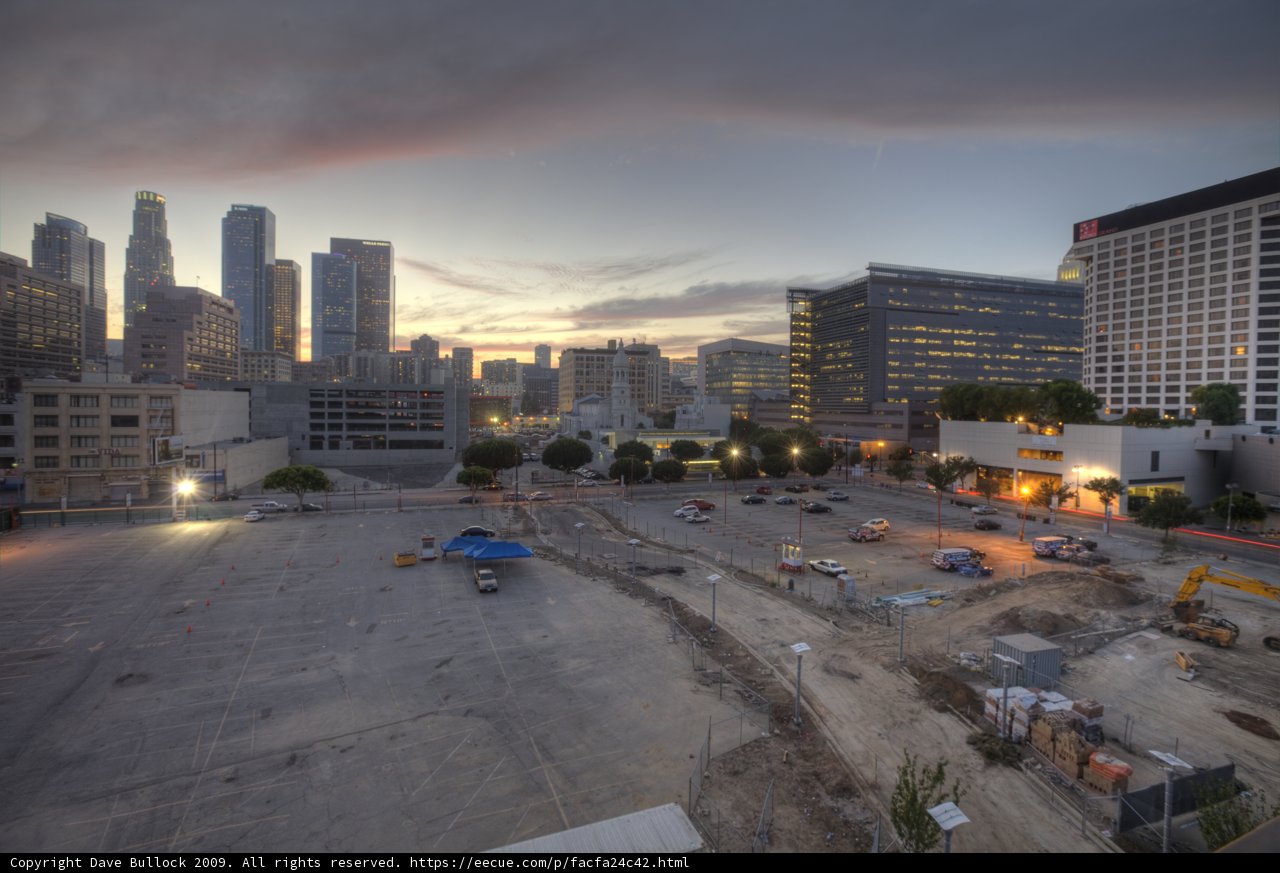 A Growing Metropolis Captured at Twilight