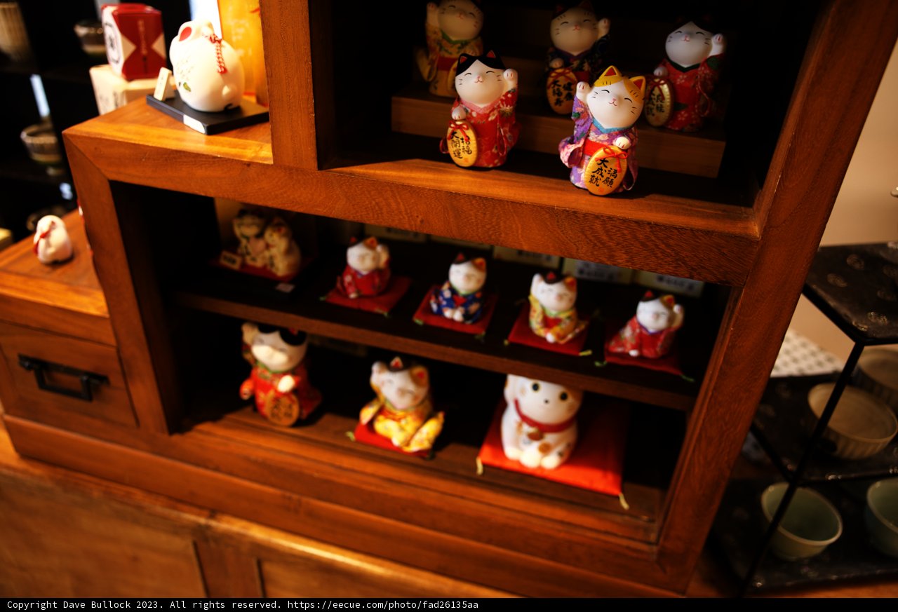 Japanese Figurines at Japan Center Malls