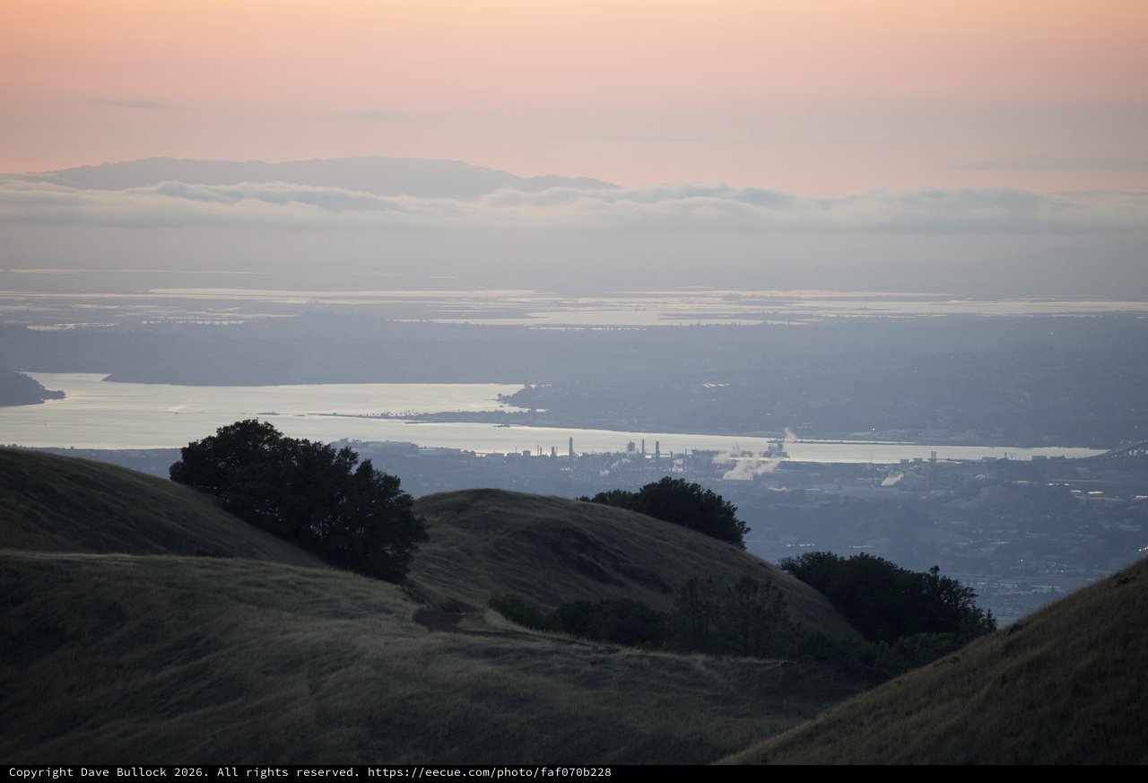 San Francisco Bay Twilight from Mount Diablo