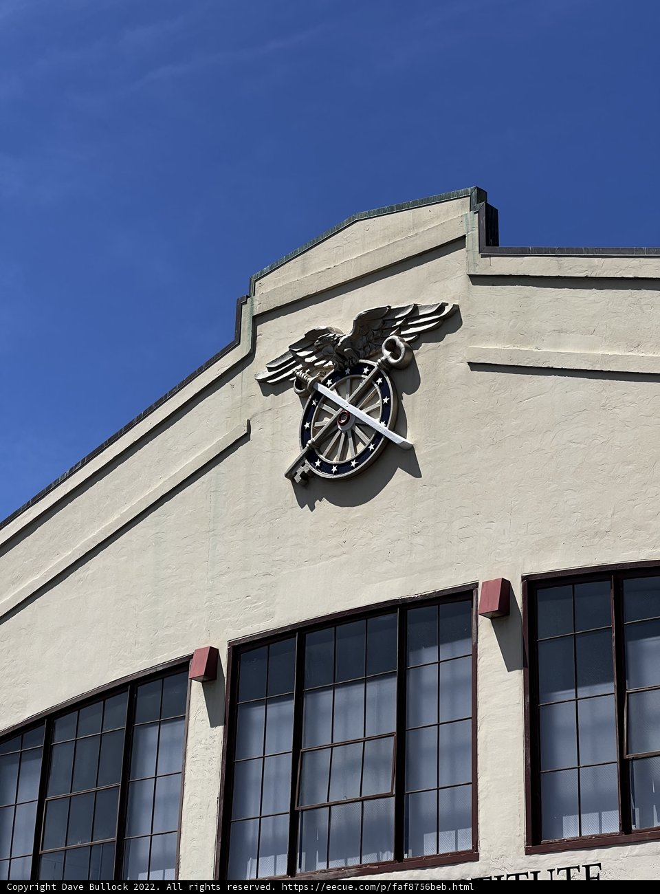 The Eagle Emblem of San Francisco Air Base