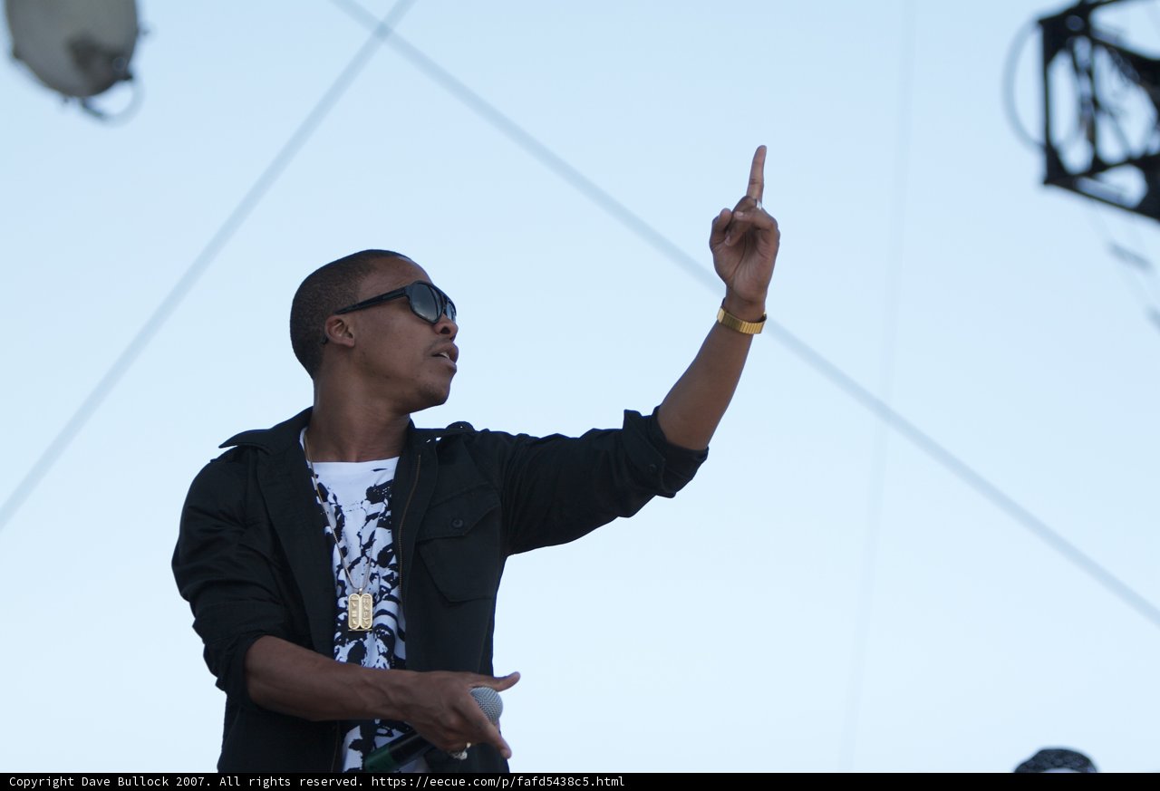 Pointing to the Crowd