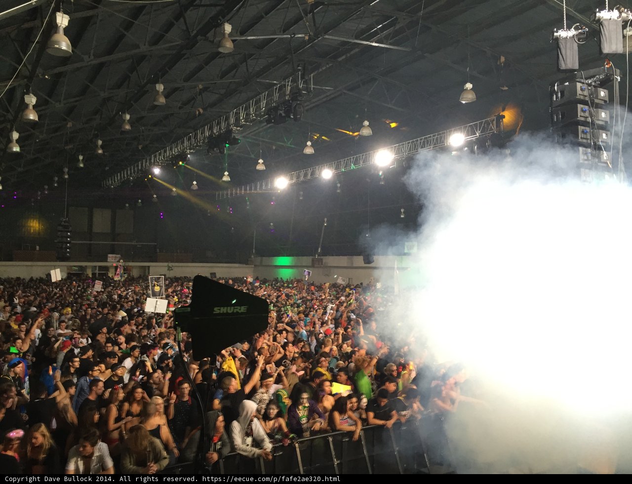 Smoky Madness at the Rock Concert