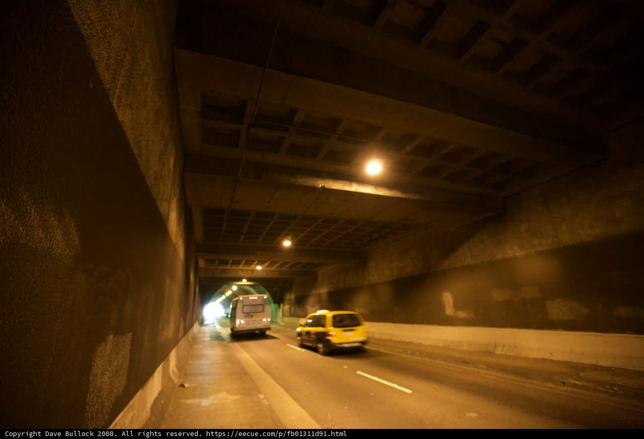 Riding Through the Tunnel at Night