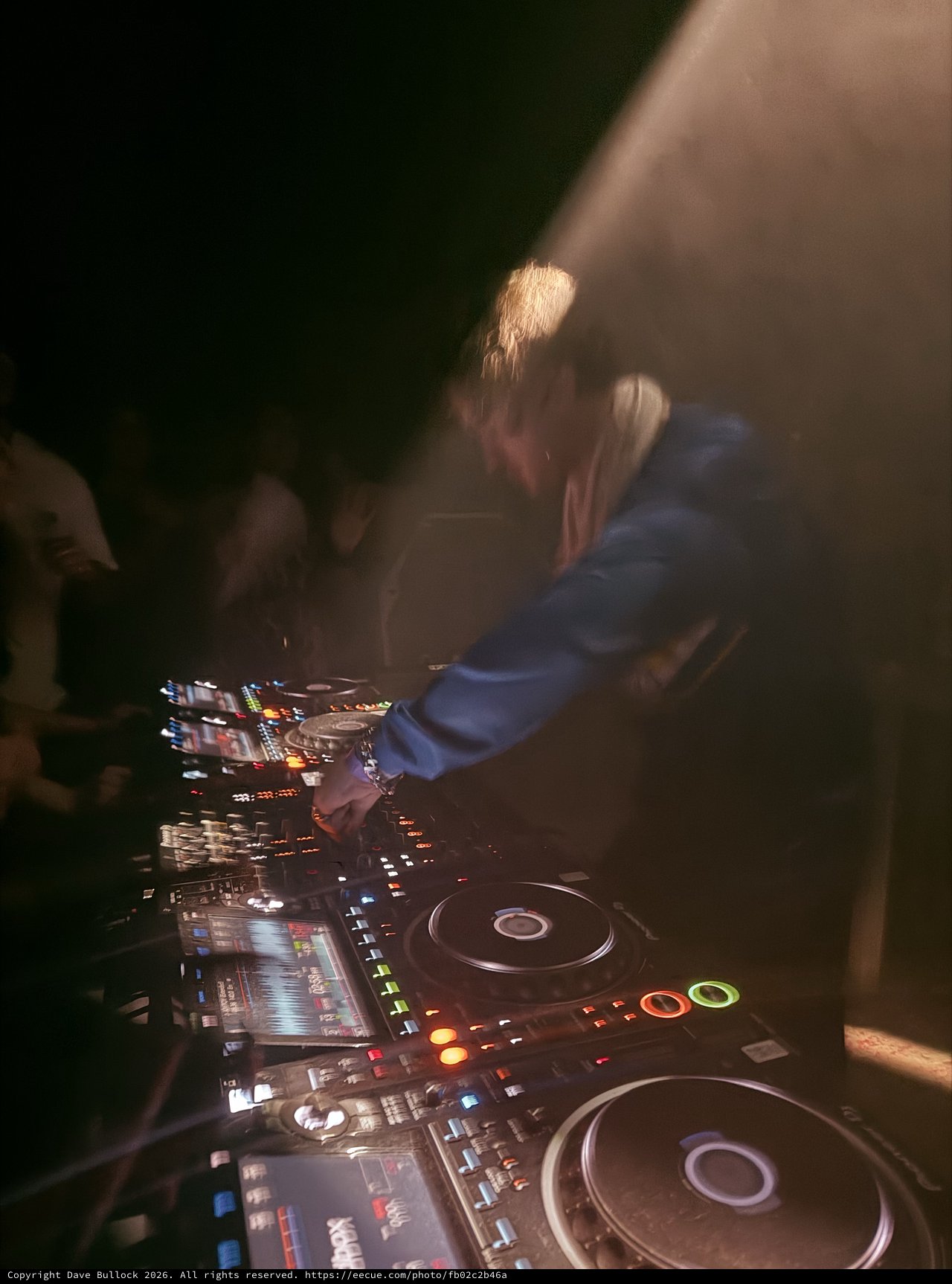 DJ Performance in Atmospheric London Club