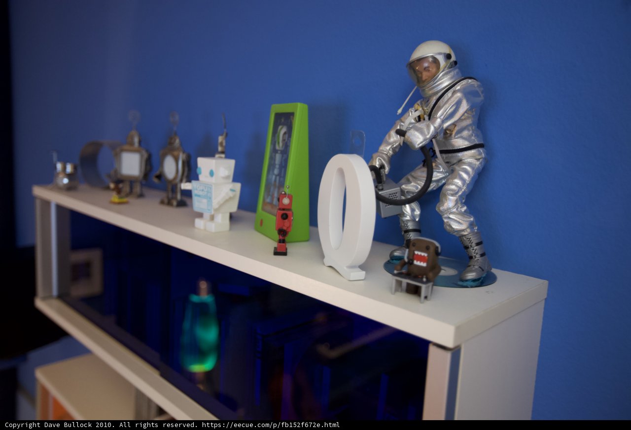 Toy Collection on a Shelf