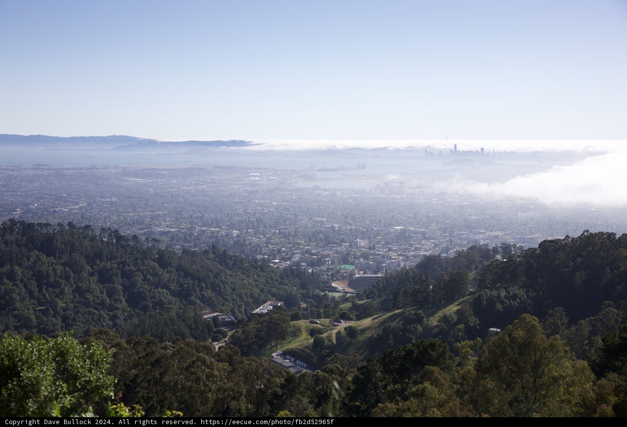 Misty Cityscape from Tilden’s Vantage