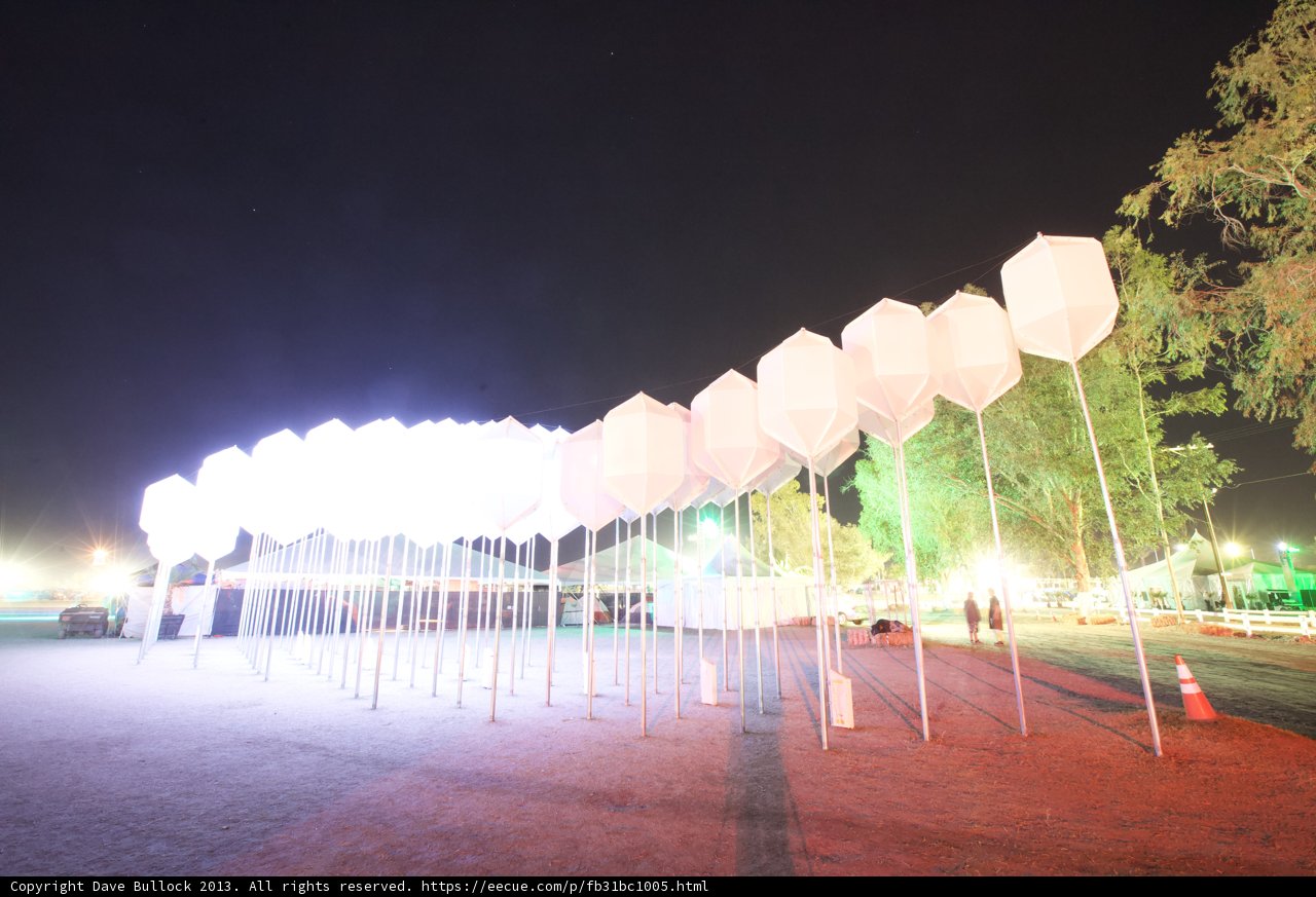 Illuminated Kites at Coachella
