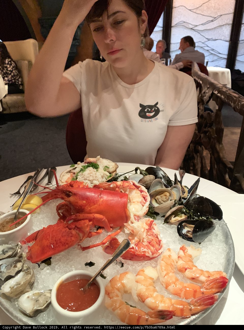 Seafood feast in San Francisco