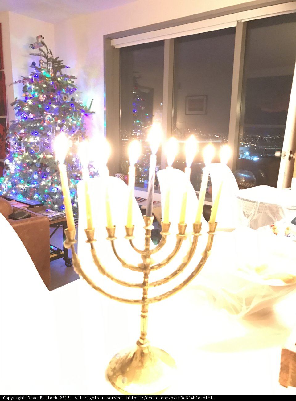 Celebration of Hanukkah and Christmas