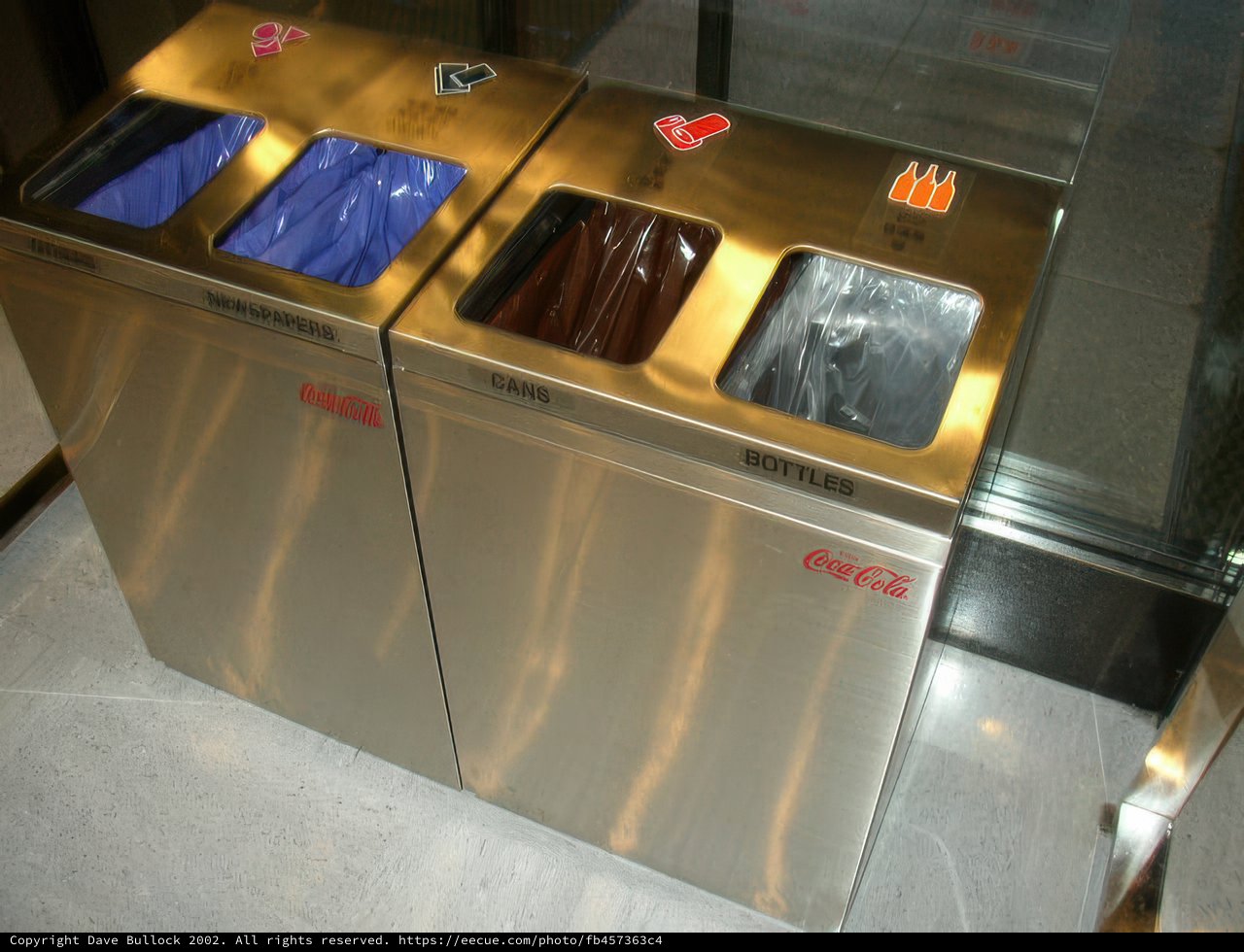 Color Coded Trash Cans