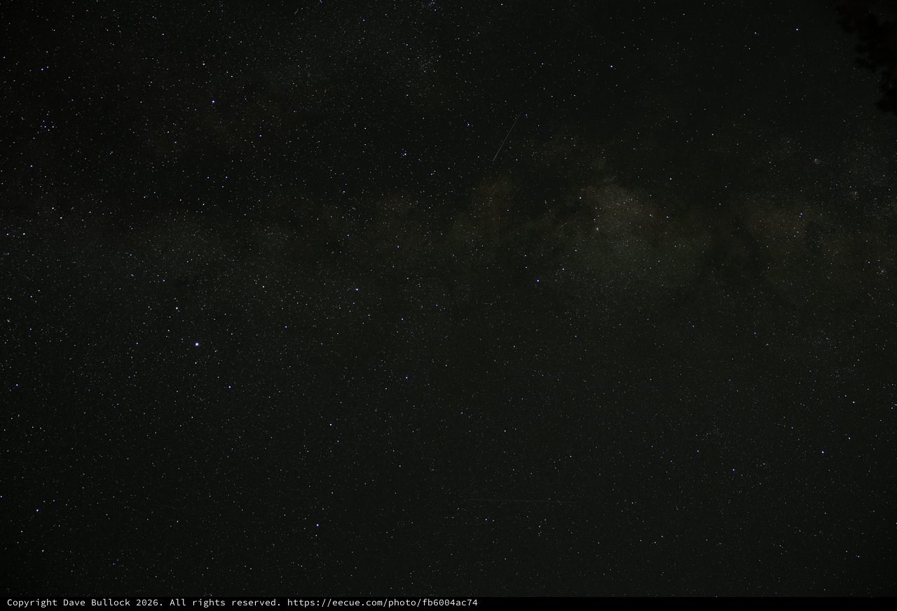 Milky Way Rises Over Lassen Volcanic Wilderness