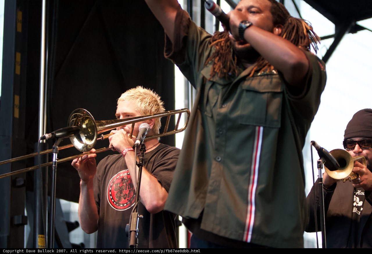 The Trombonist with Dreadlocks