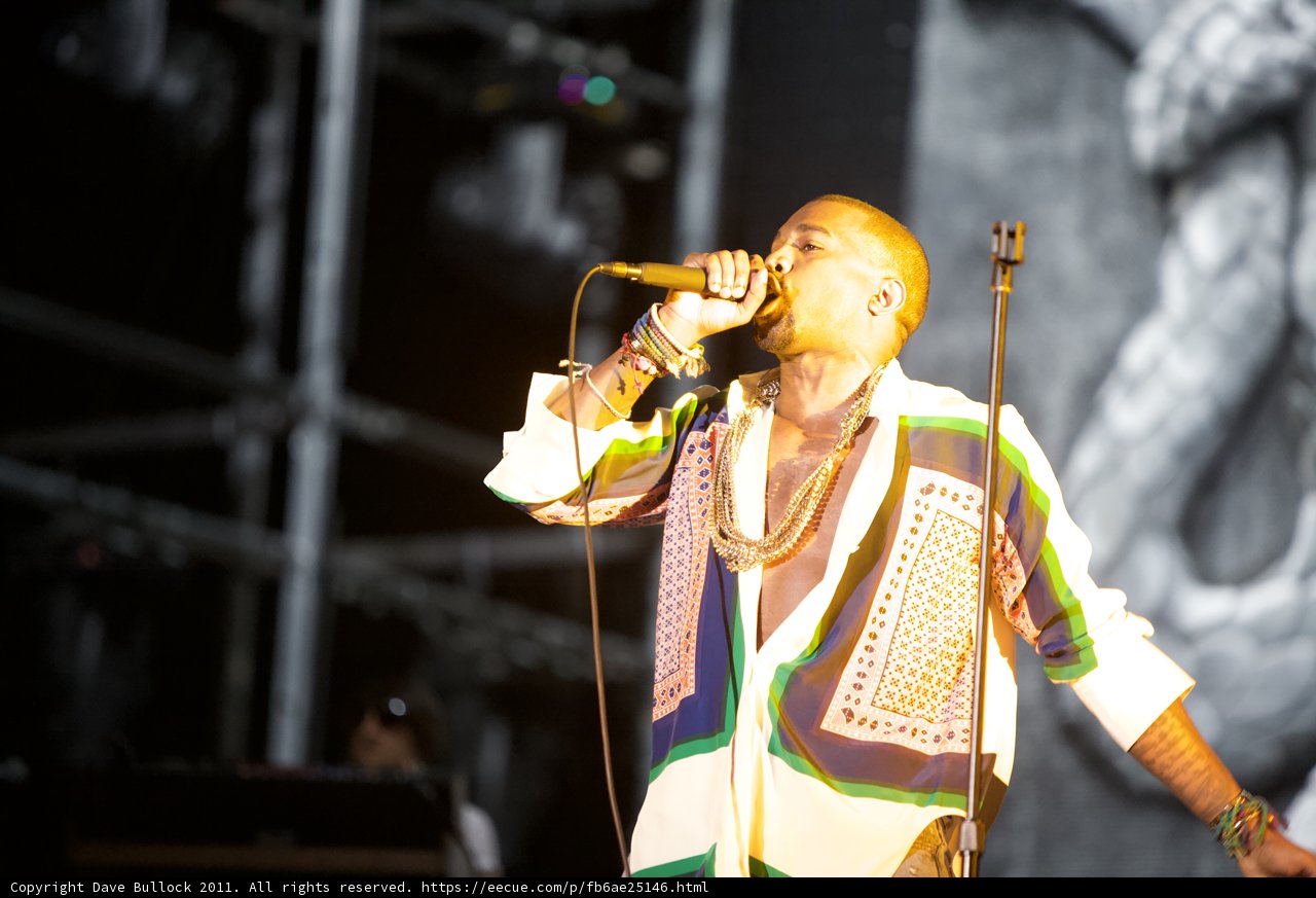 Kanye West's Colorful Solo Performance at Coachella 2011
