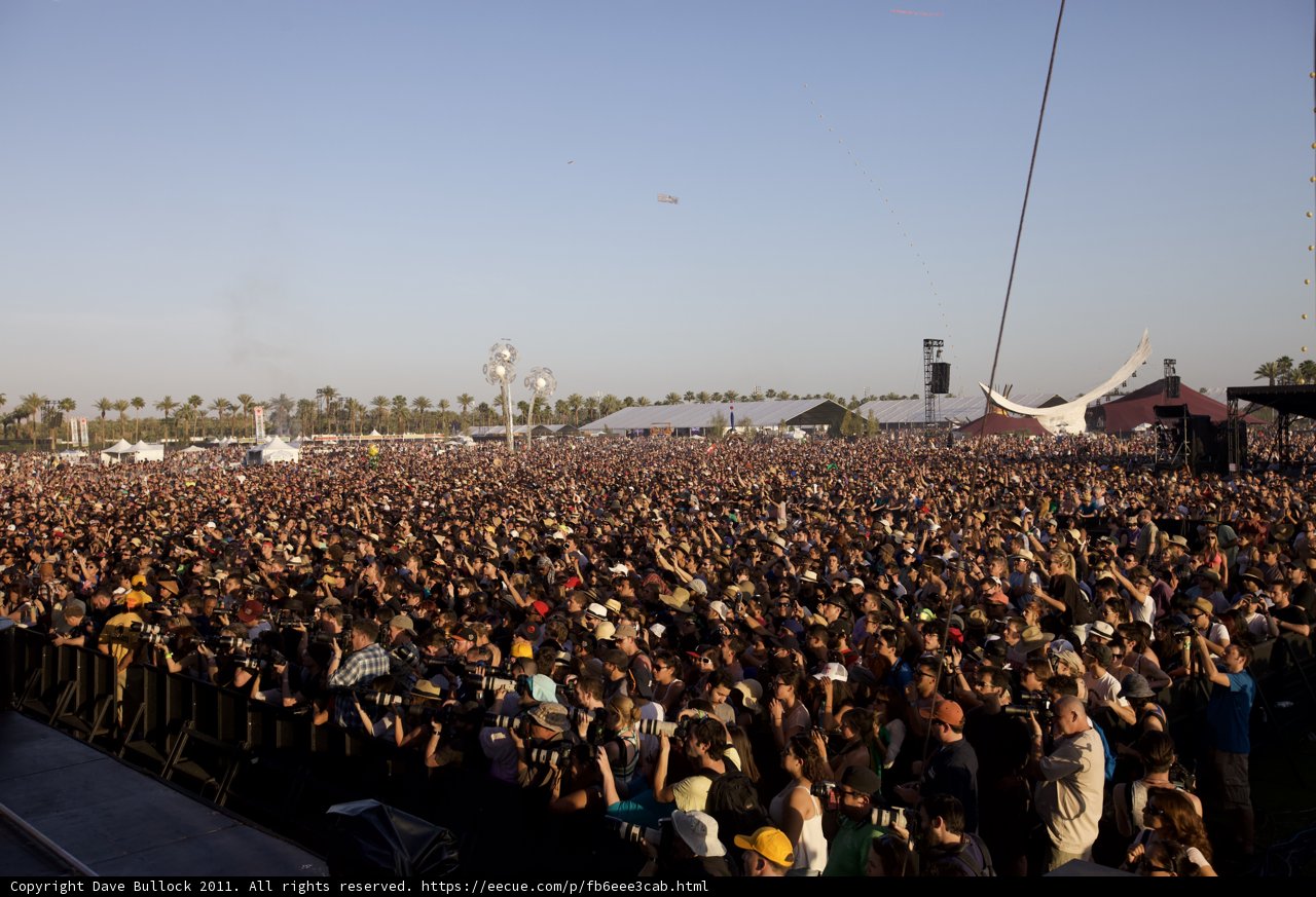 Ryoji Aikawa in a Sea of Music Festival Fans
