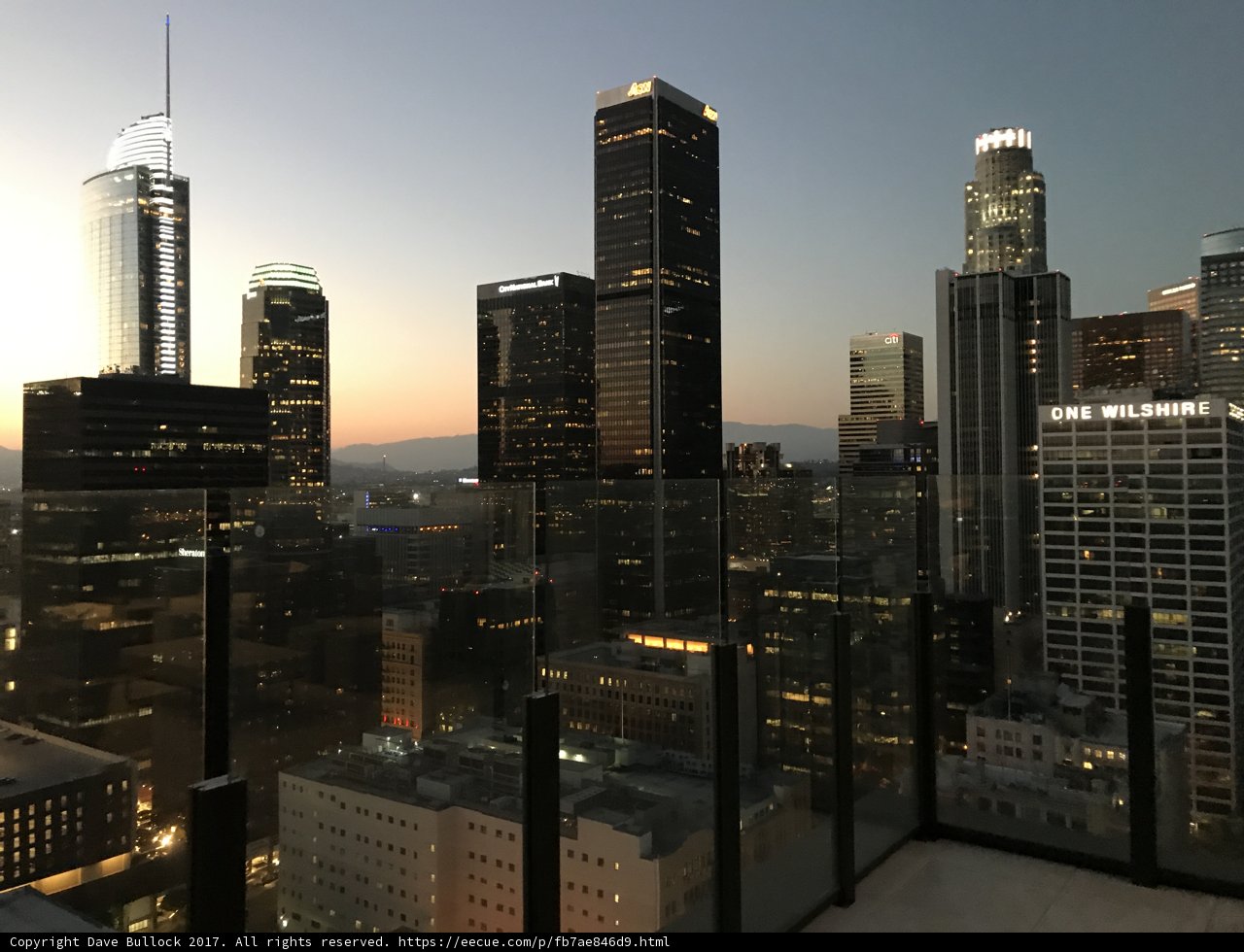 Cityscape at Sunset
