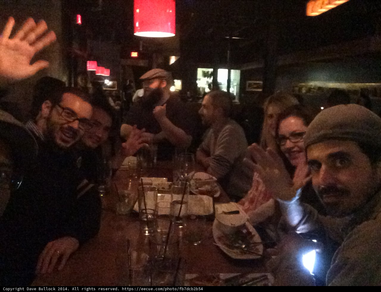 Celebrating at a Santa Ana Bar