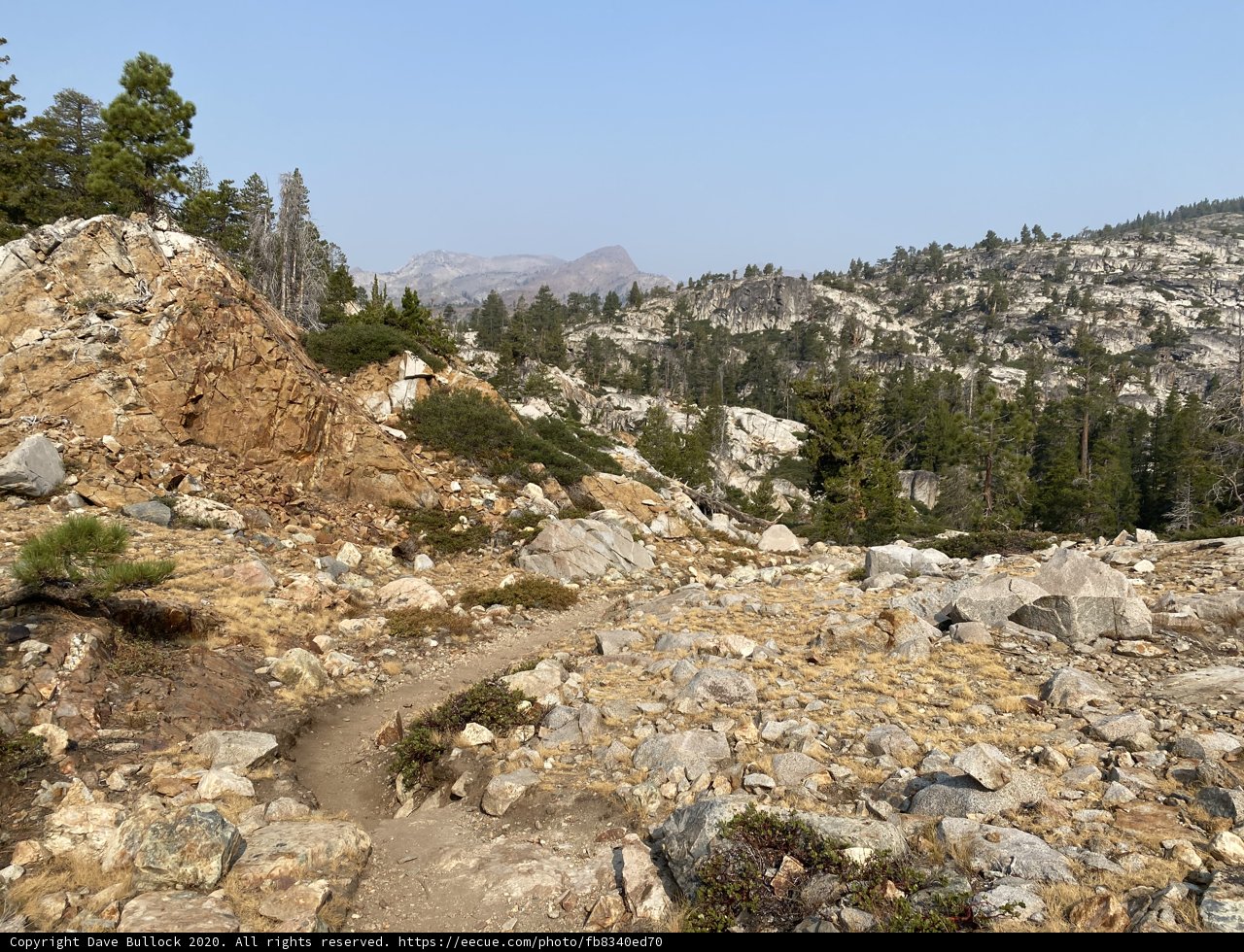 Trail through Desolation Wilderness