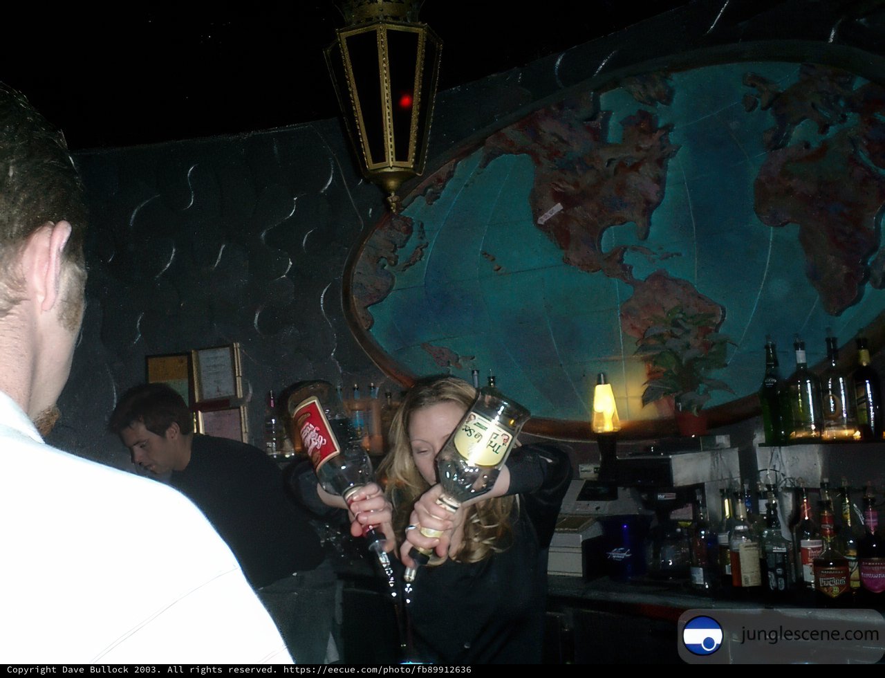 Pouring a Drink at the Pub