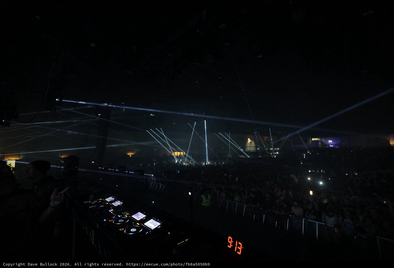 Laser Light Show at Wobbleland 2026 Festival