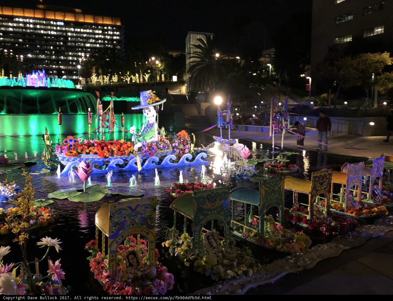 Festive Floats in the Night Sky