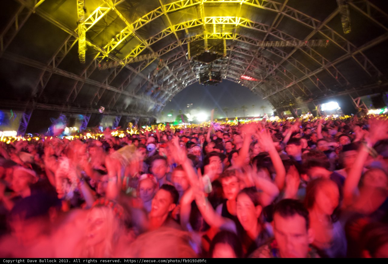 Coachella Music Festival: Urban Nightlife in Full Swing