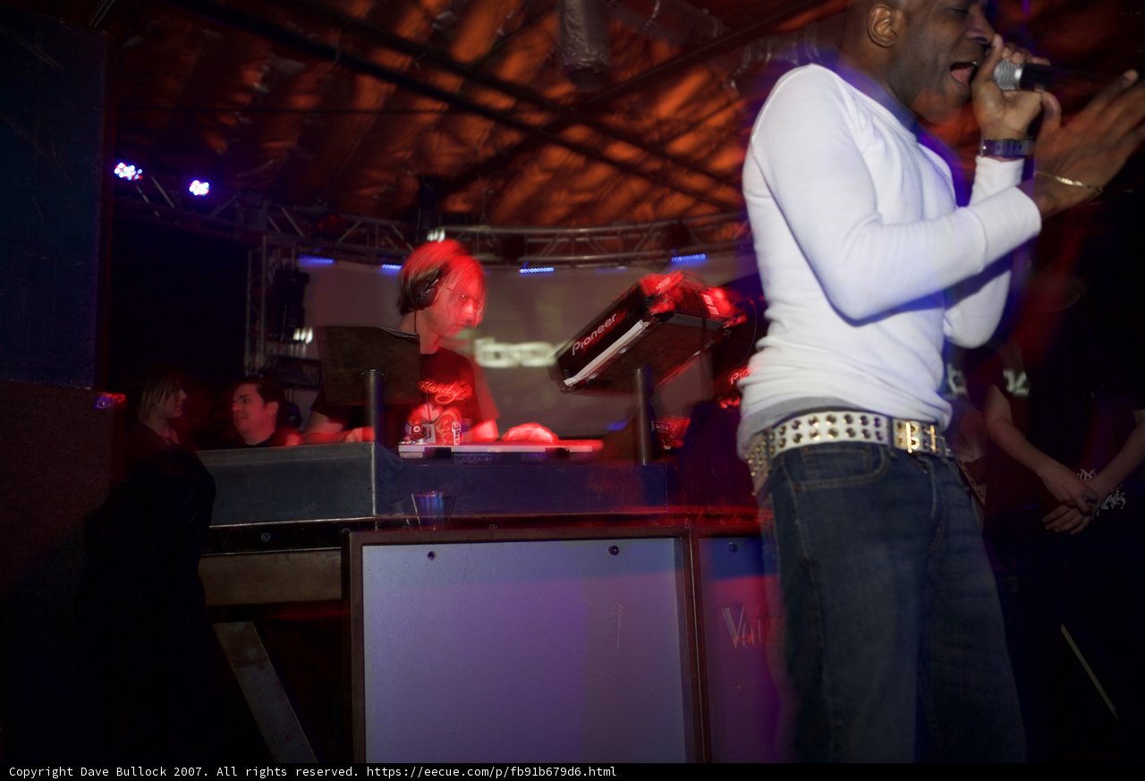 MC Q on Stage
