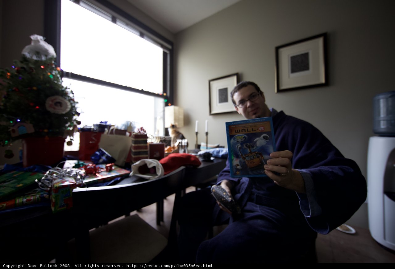Enjoying a Festive DVD