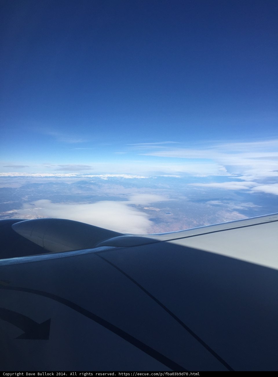 A Wing in the Vast Azure Sky