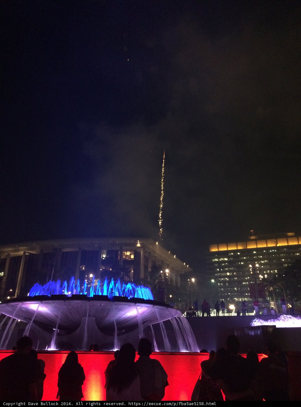 Lighted Fountain Gathering
