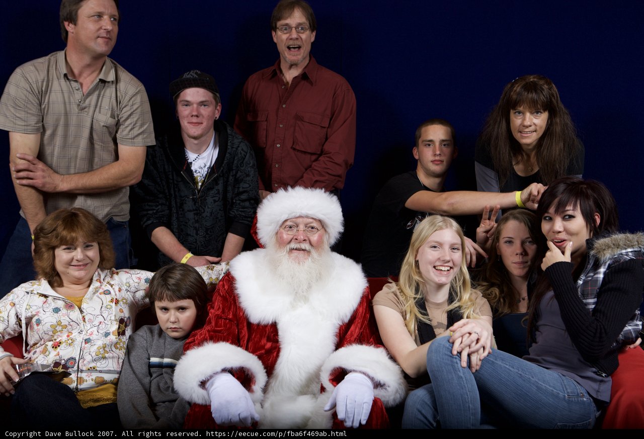 Snapshots with Santa at the 2007 APC Xmas Party