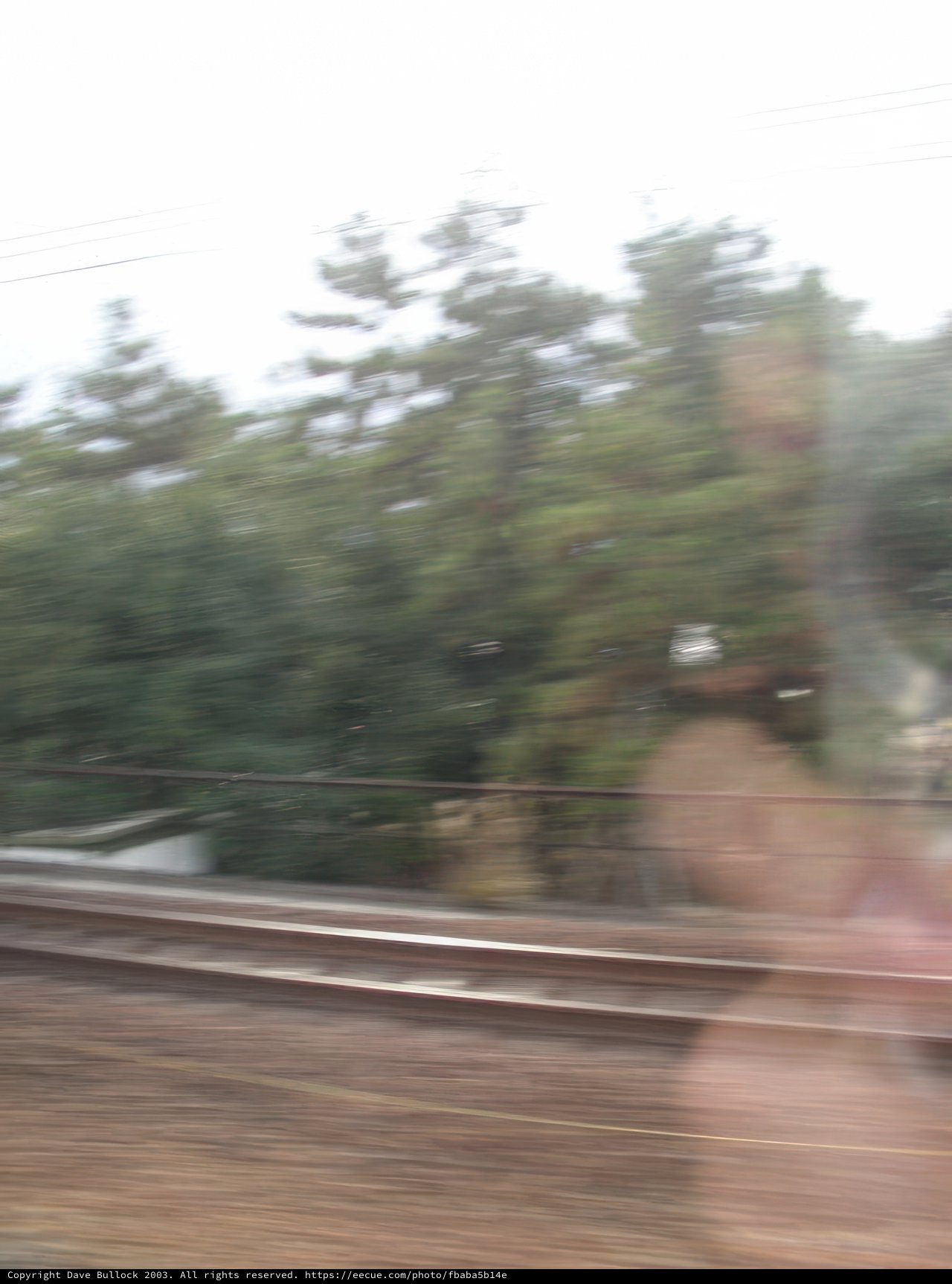 High-Speed Train in Motion