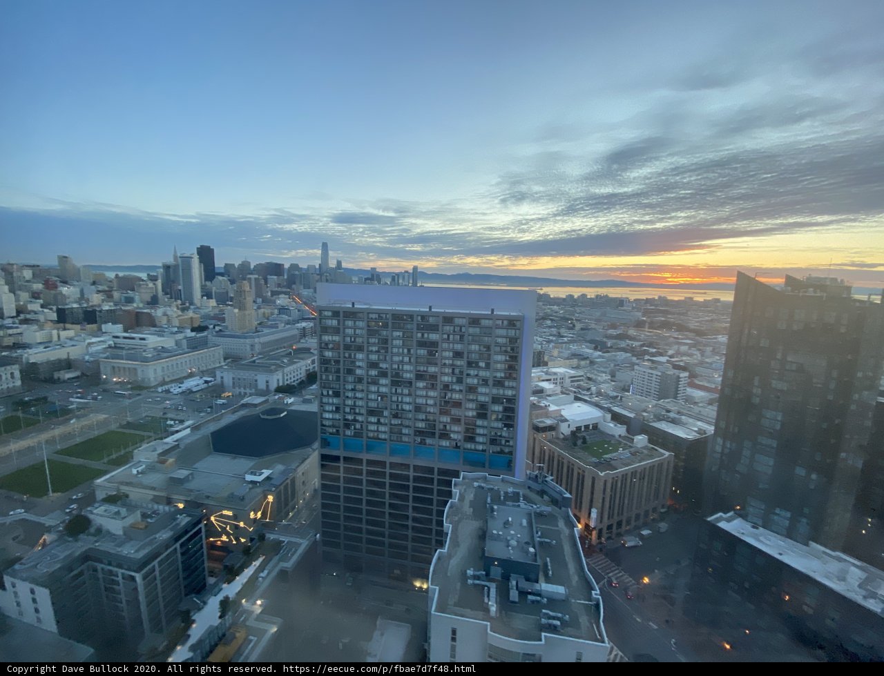 Cityscape Sunset over San Francisco