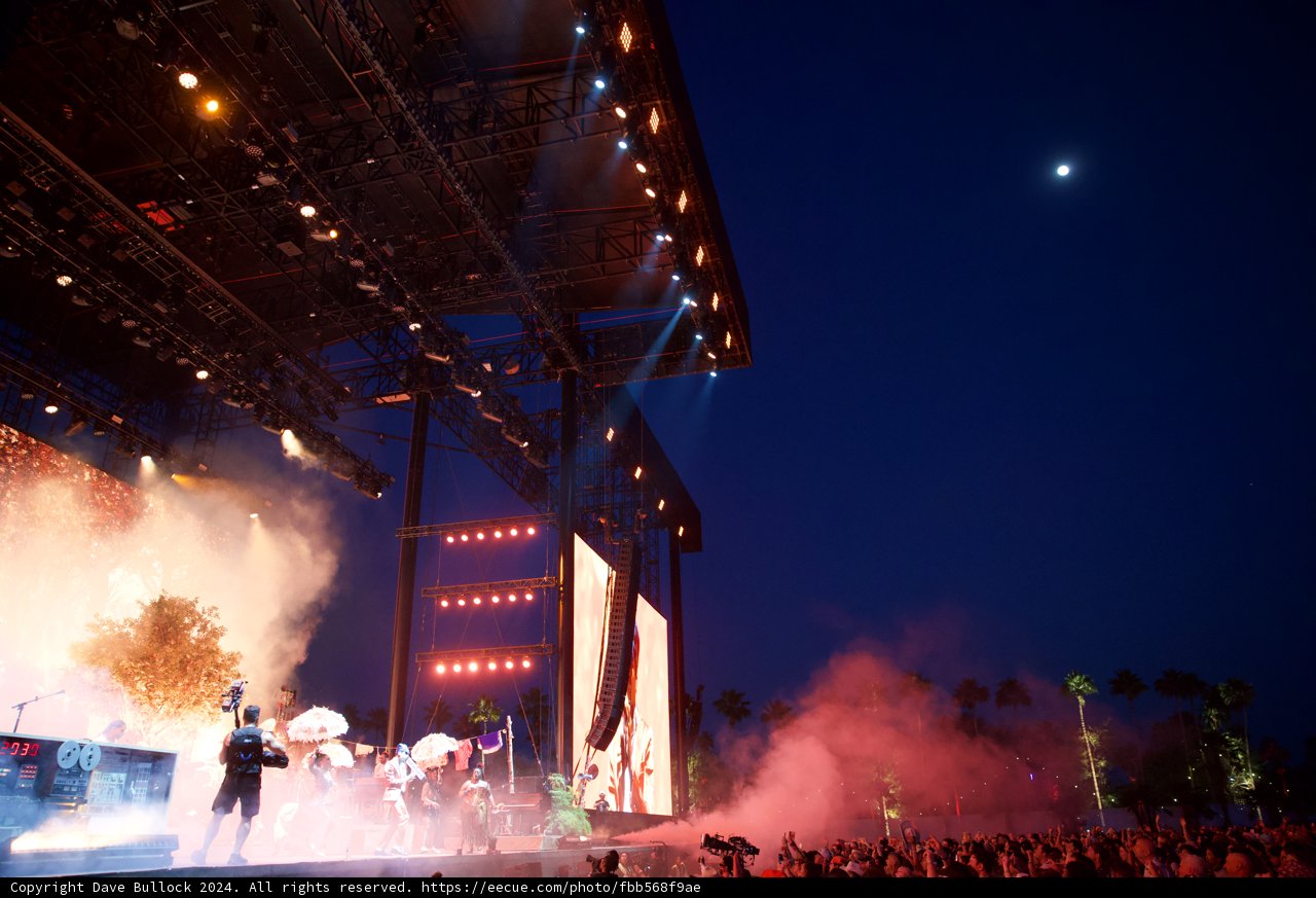 Electric Nights: Coachella 2024 Under the Moonlight