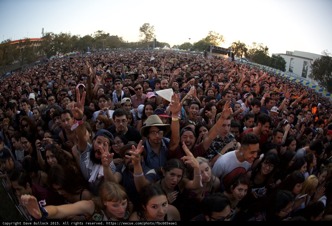 Fisheye Crowd Panorama