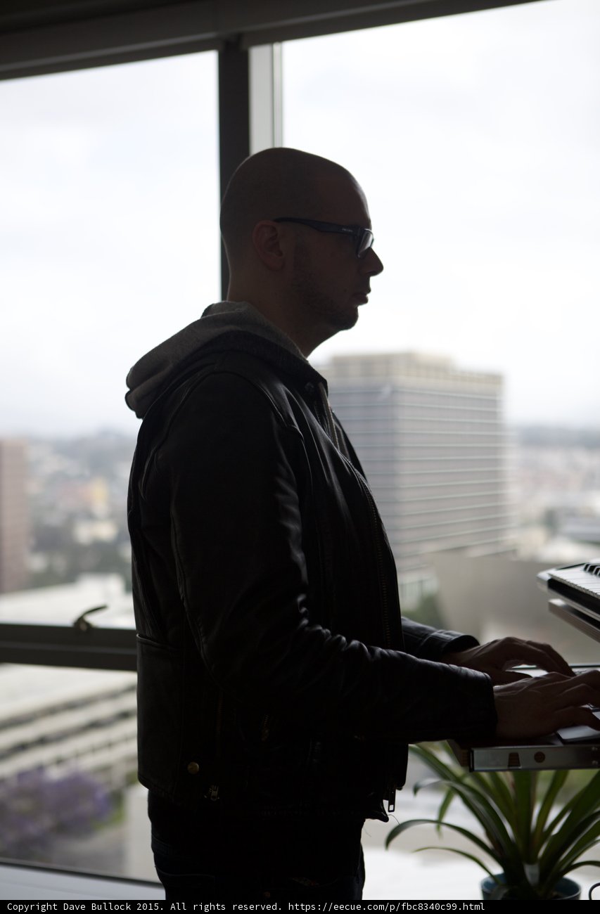 Profile Portrait at the Keyboard