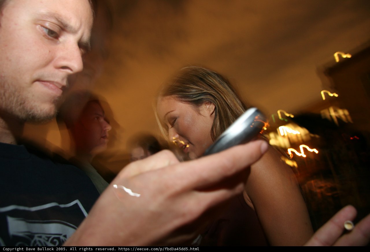 Texting at the Club